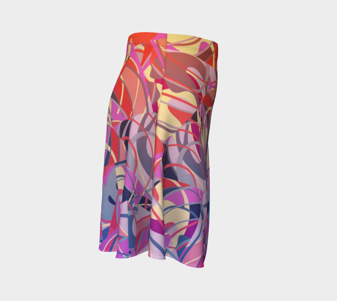 Summer Sunset Abstract - Purples and Reds preview #3