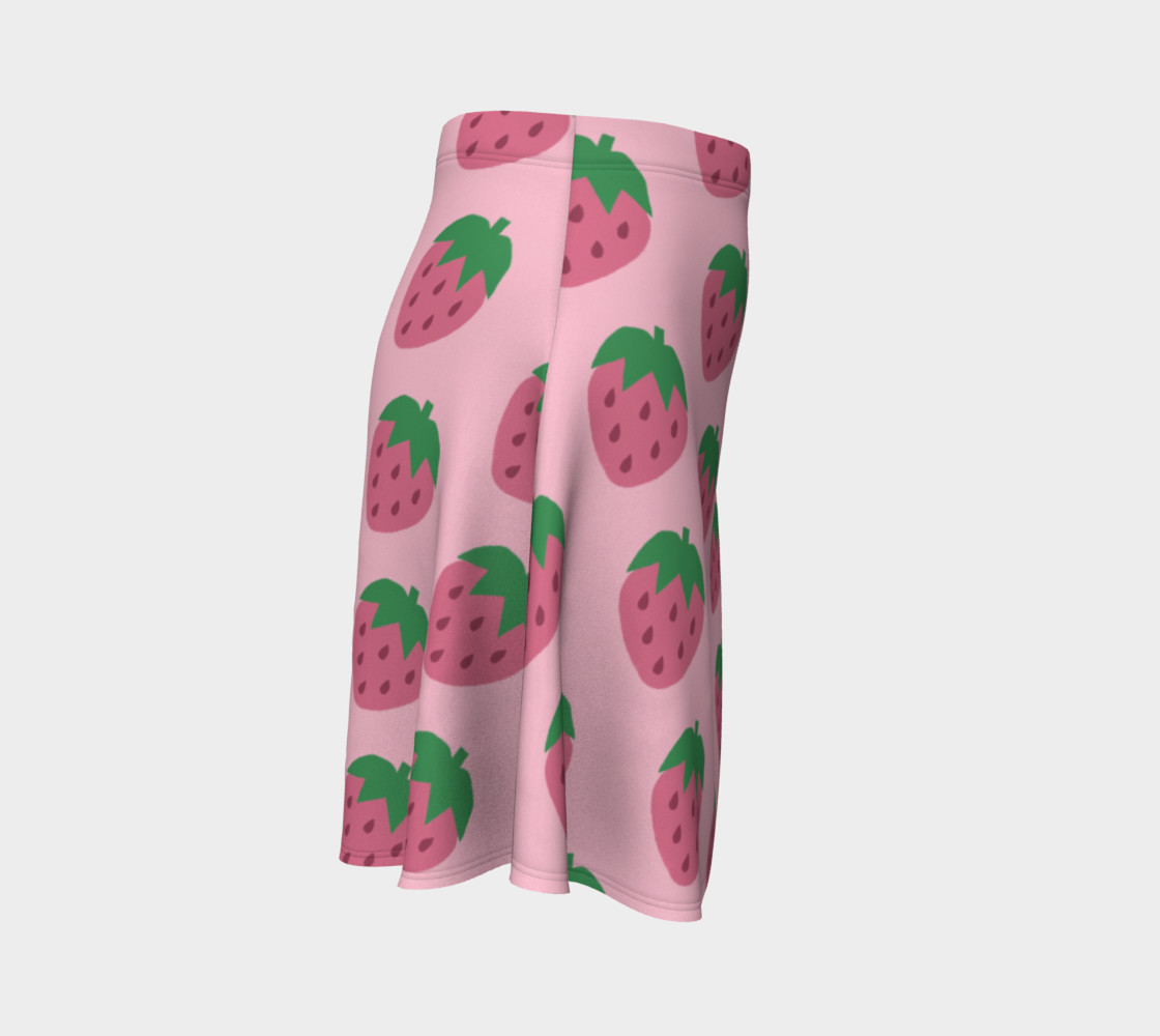 Strawberry Flare Skirt preview #3