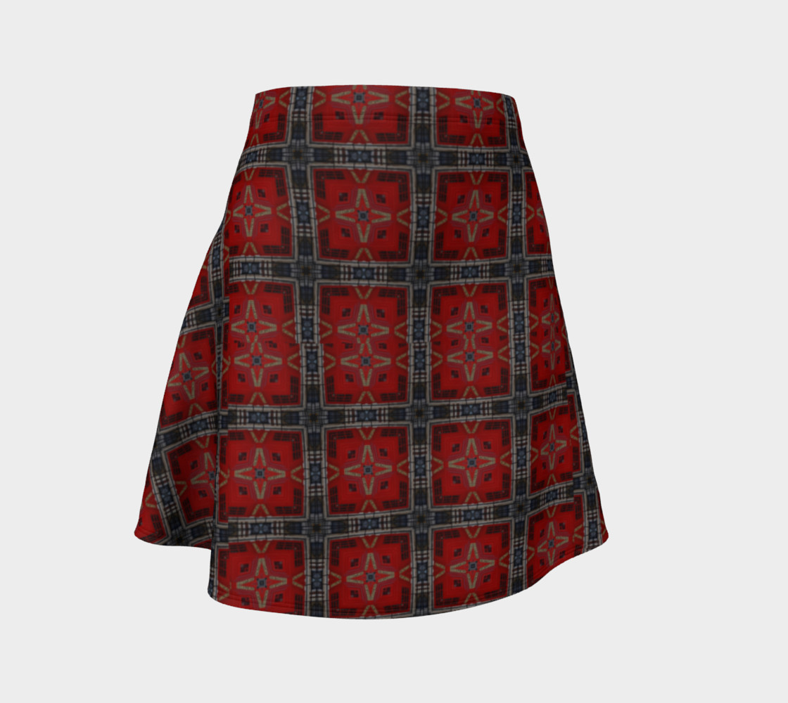 red plaid skirt 3d