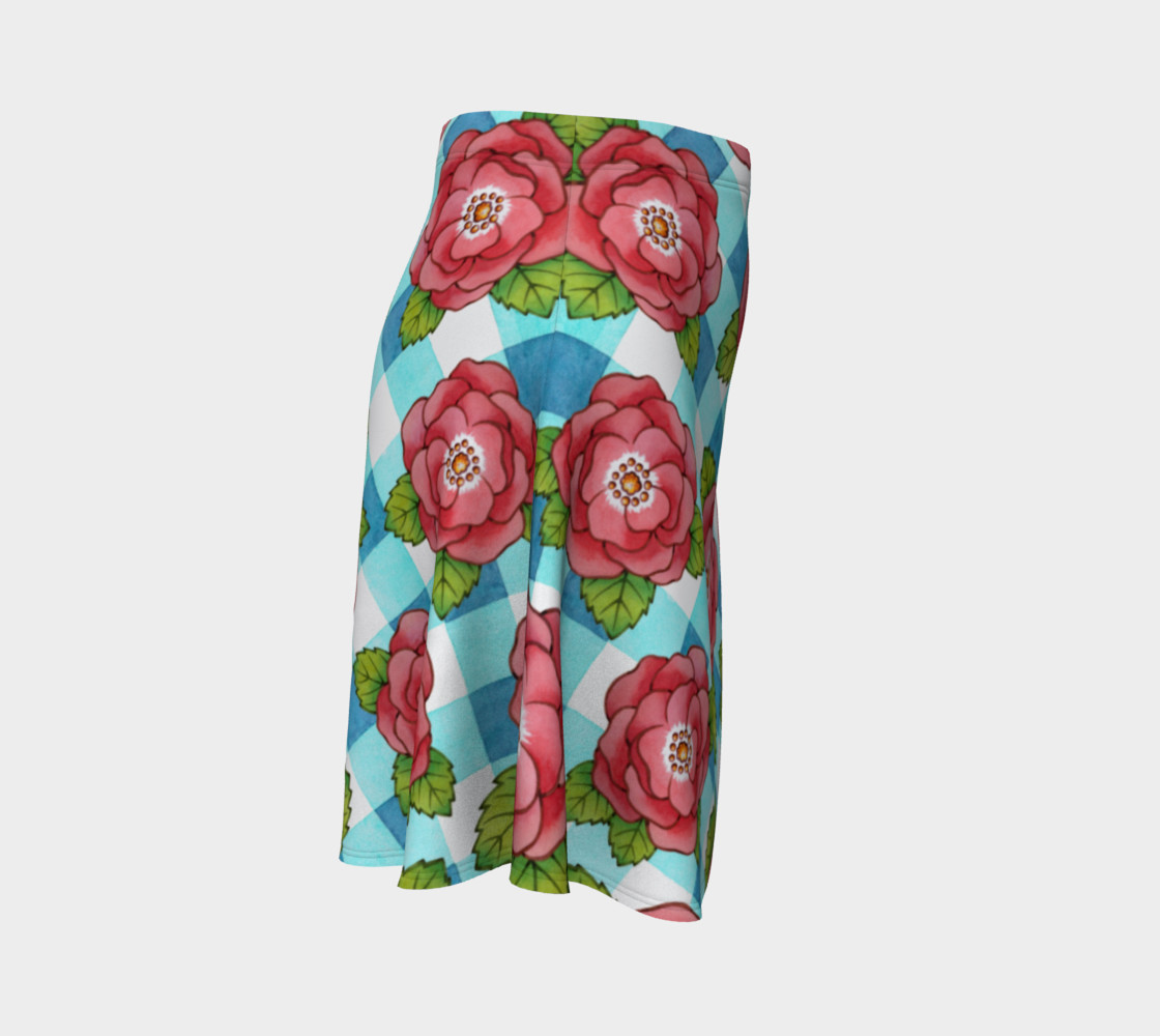 Alpen Rose on Blue Gingham preview #3