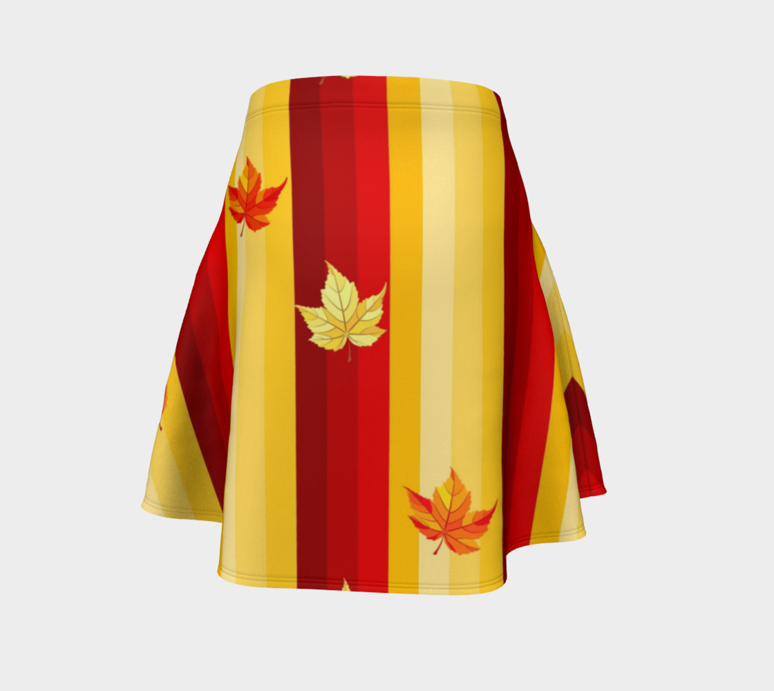 autumn leaves and stripes preview #4