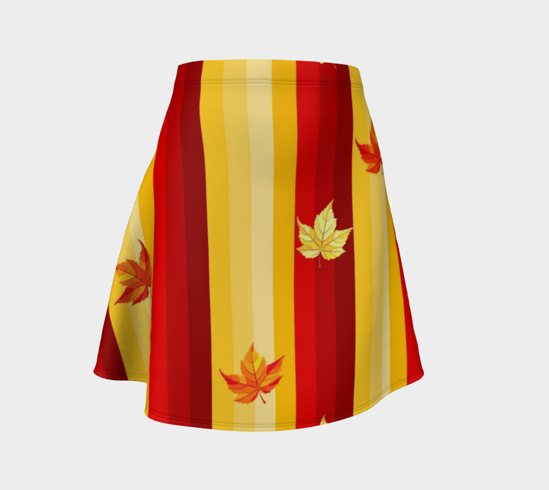 autumn leaves and stripes preview #1