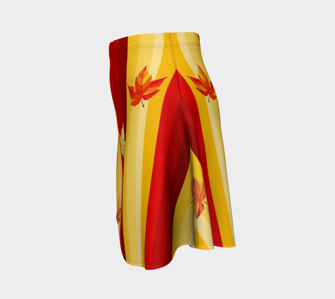 autumn leaves and stripes preview #2