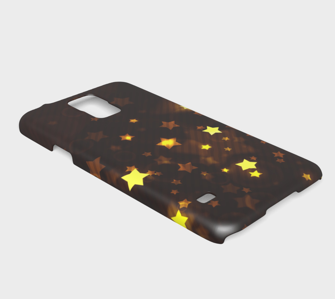 Glitter and Glow Sable Brown with Gold Stars preview #2
