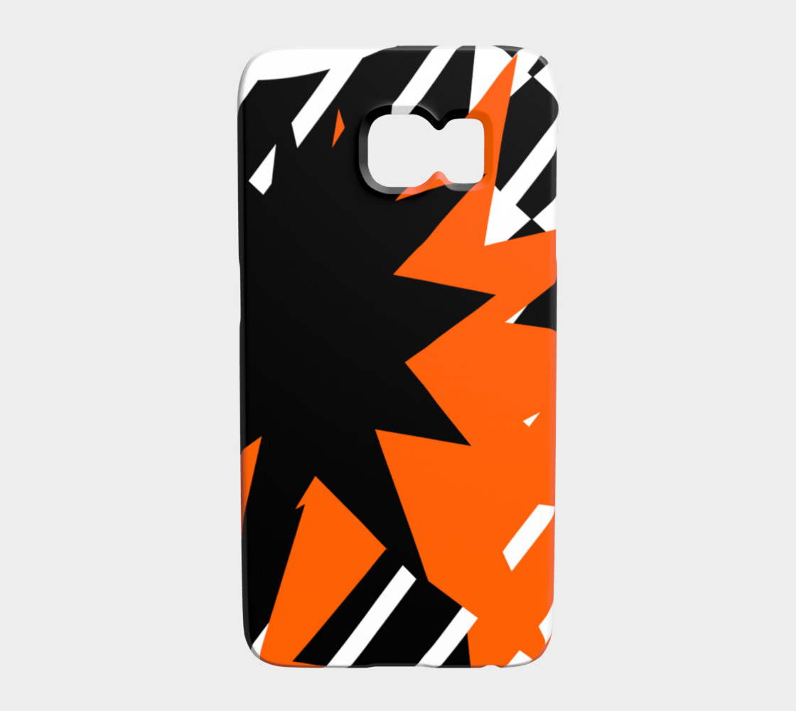 ORANGE Abstract Art preview #1