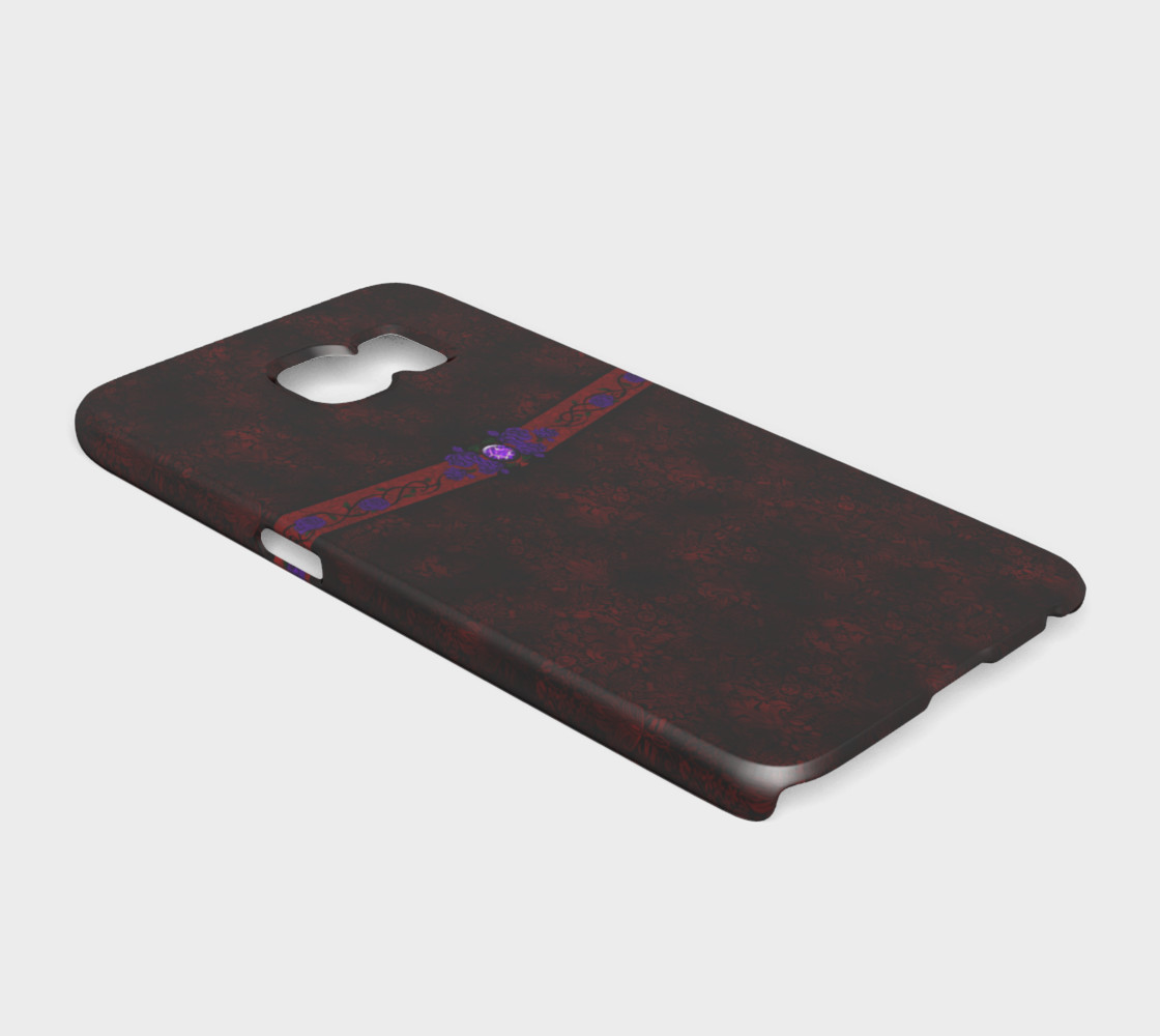 Purple Roses Damask by Tabz Jones preview #2