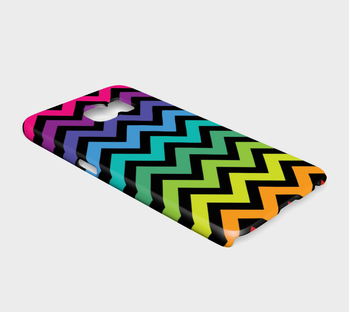 Chevron on Black Background preview #2