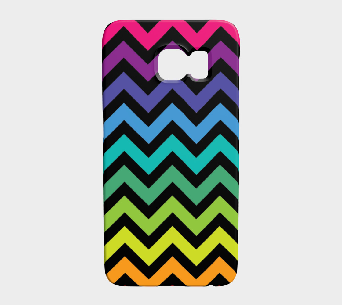 Chevron on Black Background preview #1