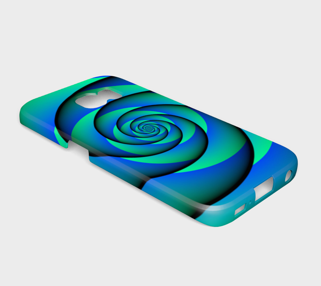 Power Spiral Waves Blue Green preview #2