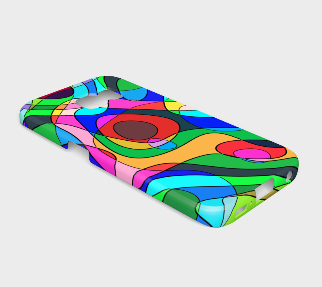Modern POP ART Squiggly Loops multicolored preview #2