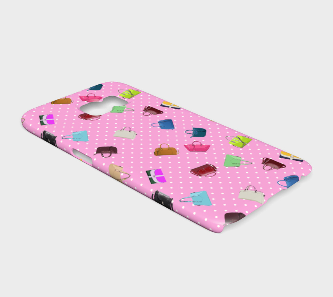 Purses, Polka Dots and Pink Background preview #2