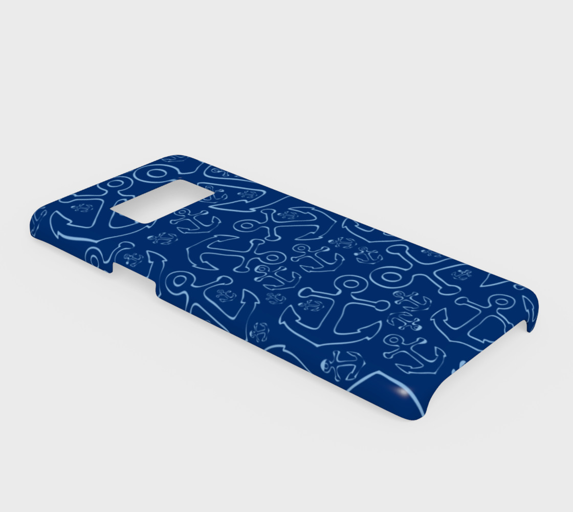 Anchor Dream - Blue on Navy preview #2