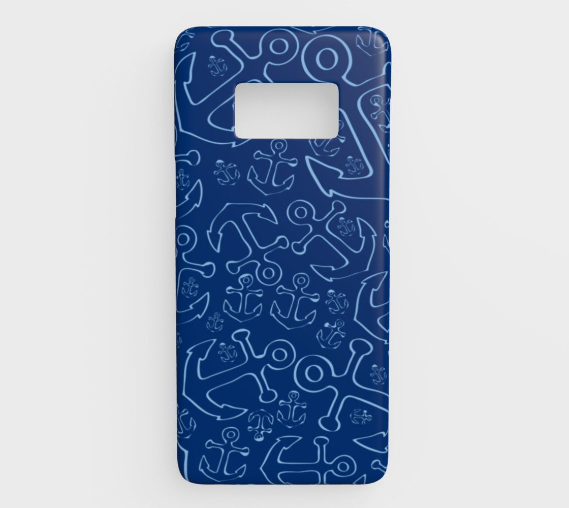 Anchor Dream - Blue on Navy preview #1