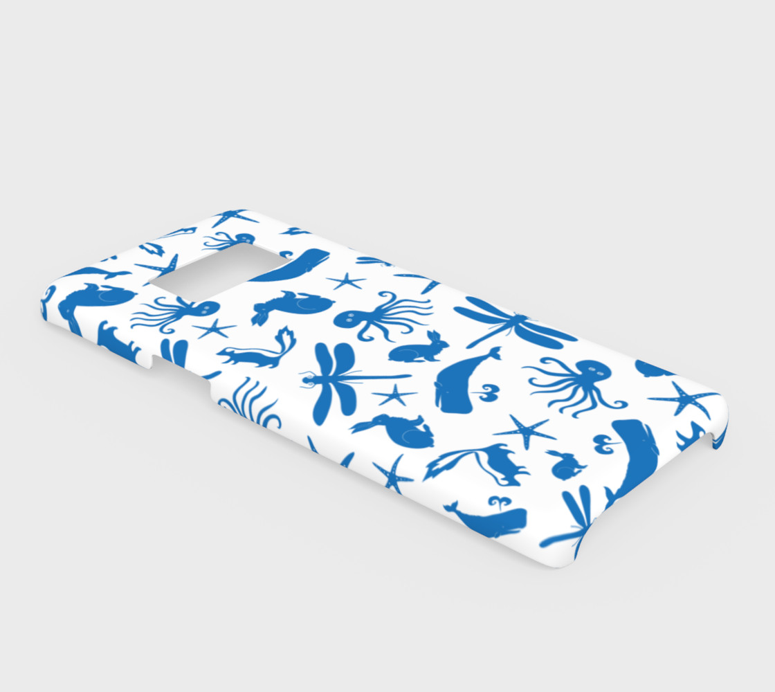 Multi Creature - Blue on White preview #2