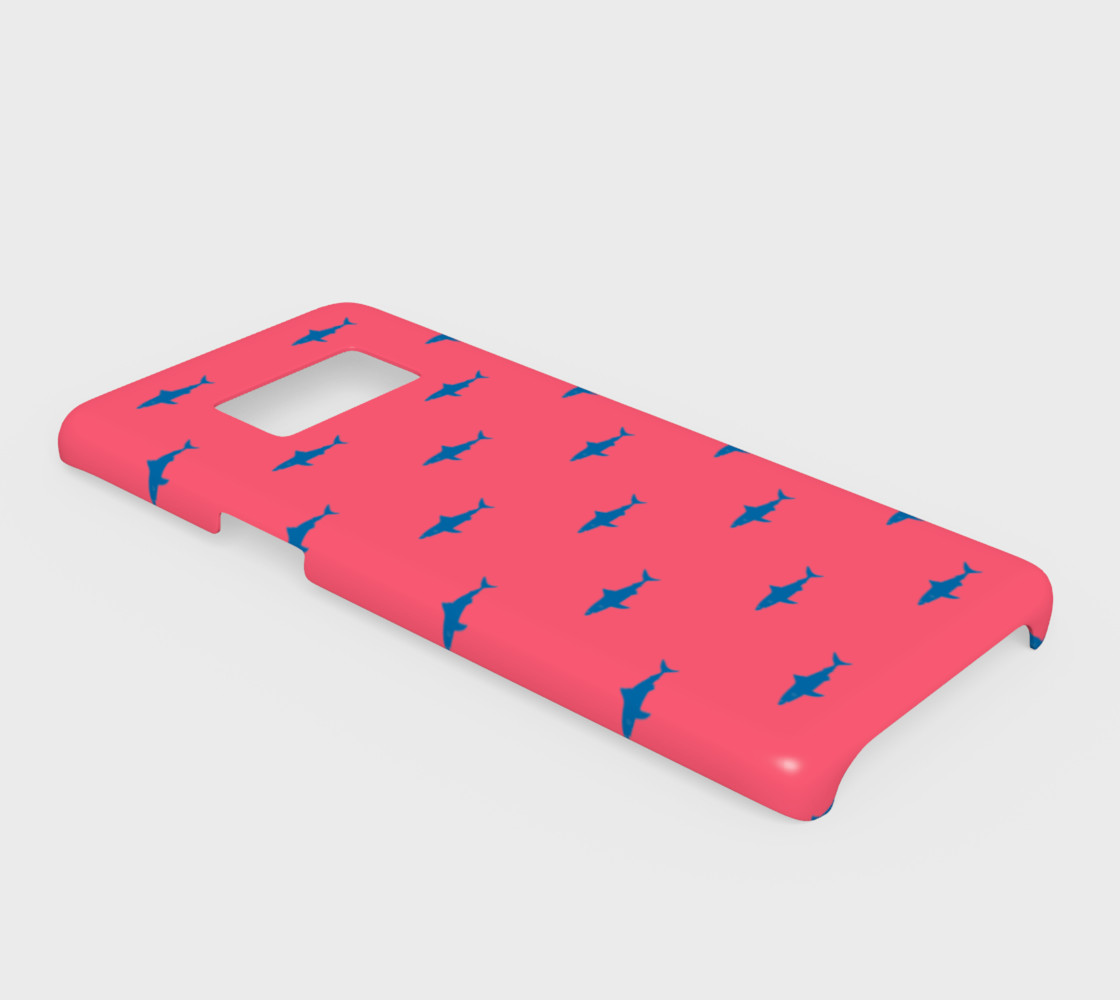 Shark - Blue on Coral preview #2