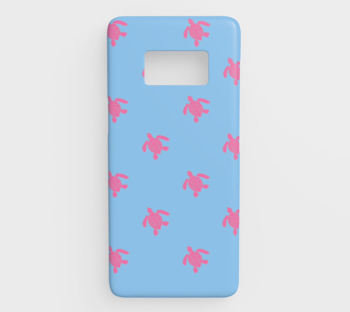 Turtle - Pink on Blue preview #1
