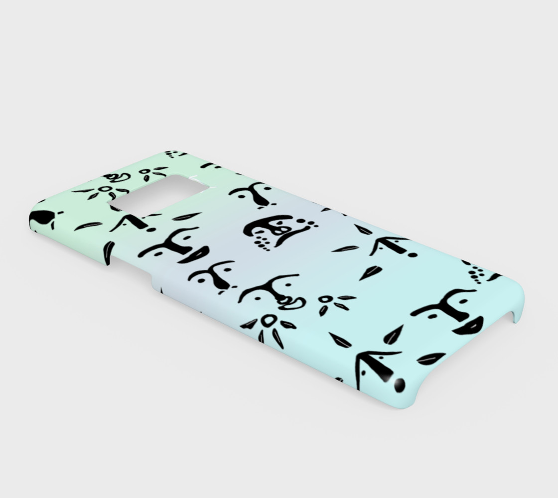 Blue green petroglyphs Galaxy S8 preview #2