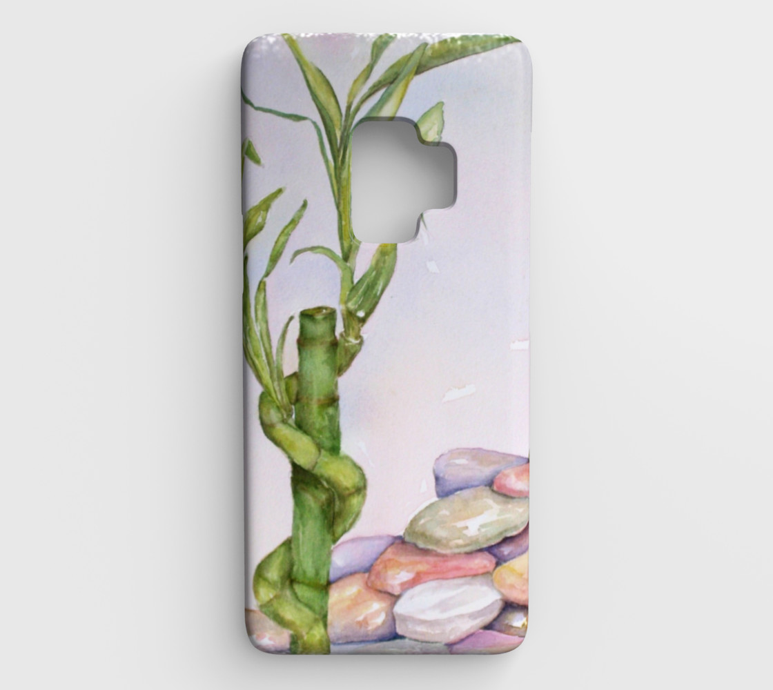 Lucky Bamboo Stalk amid Colorful Rocks preview #1