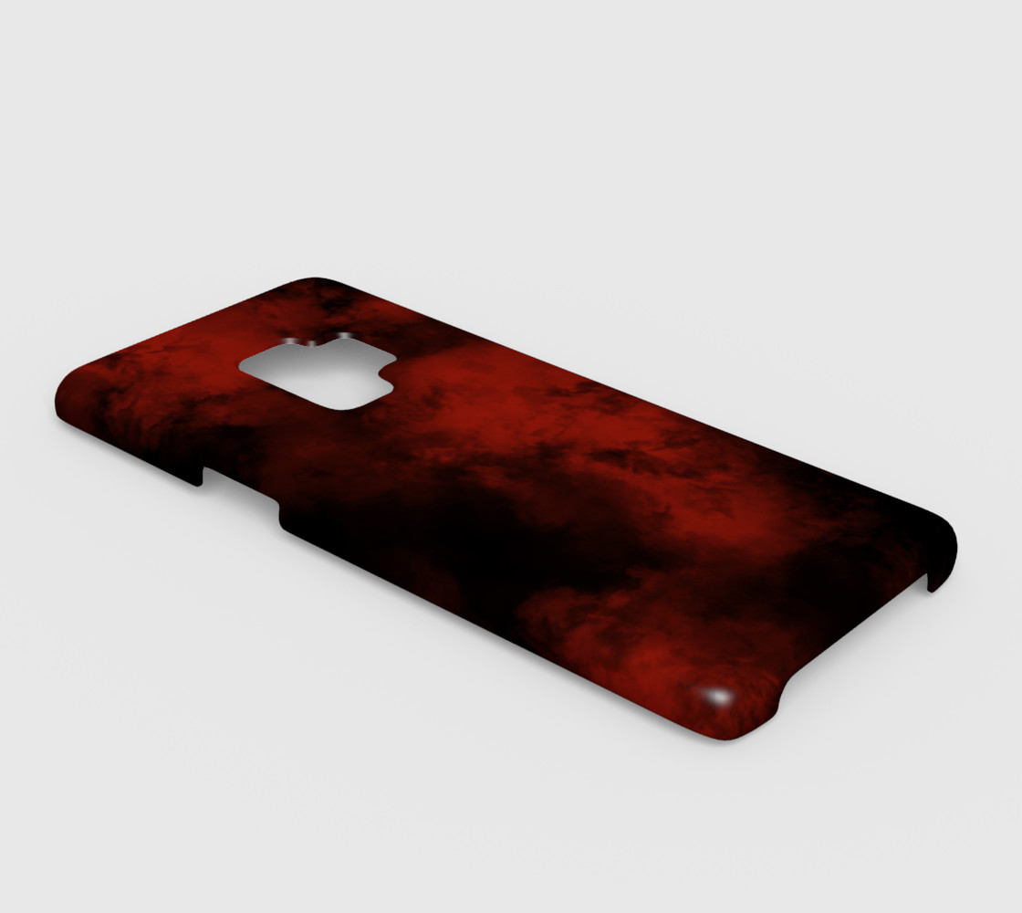 Red Smoke Galaxy S9 Cover 2 preview #2