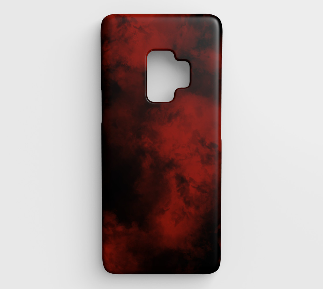 Red Smoke Galaxy S9 Cover 2 preview #1