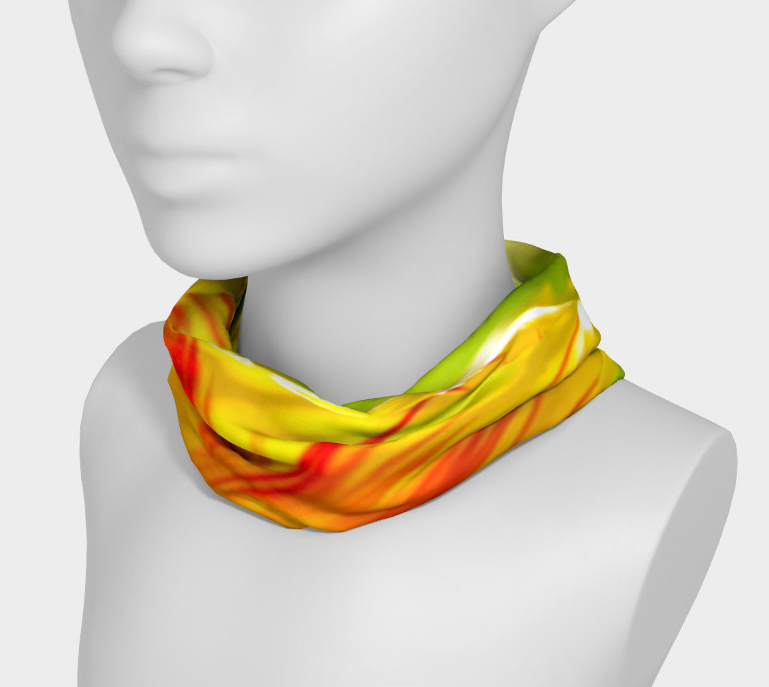 Yellow and Red Tulip Headband preview #3
