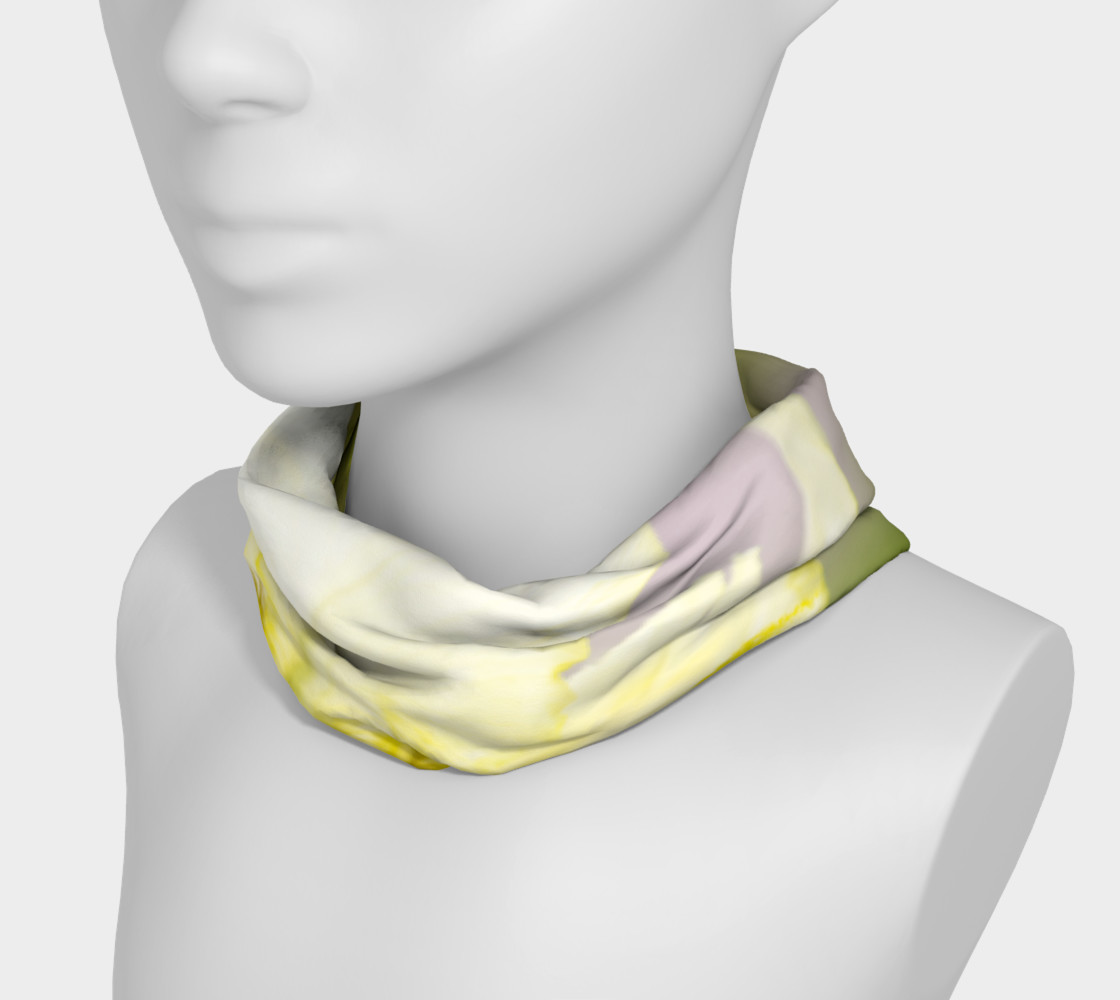 White and Yellow Orchid Headband thumbnail #4