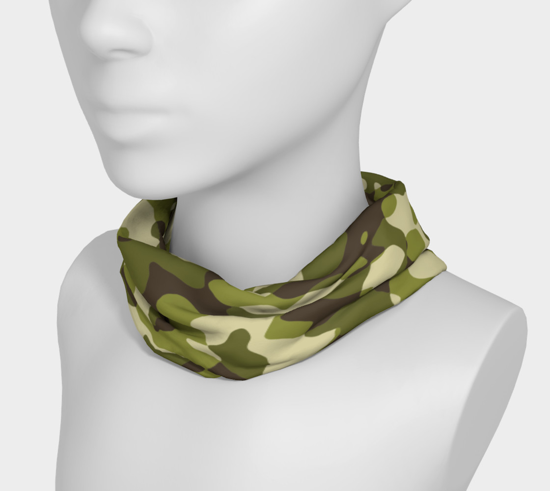 Green Camouflage Headband preview #3
