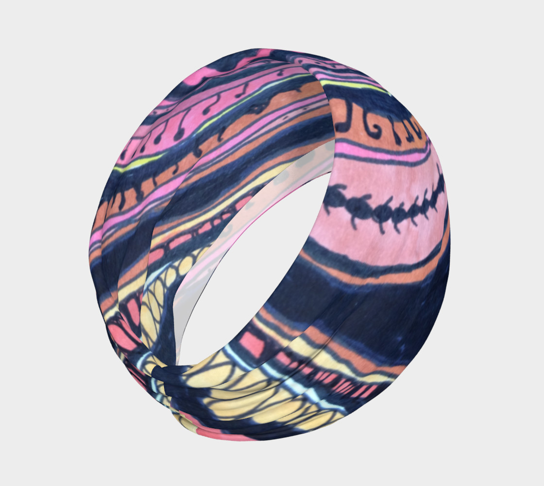 Pink Wave Headband preview #2