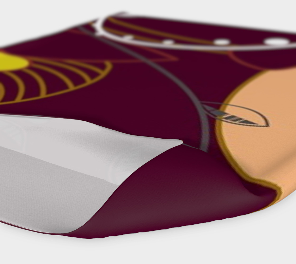 Purple Abstract Lotus Flower Headband preview #4