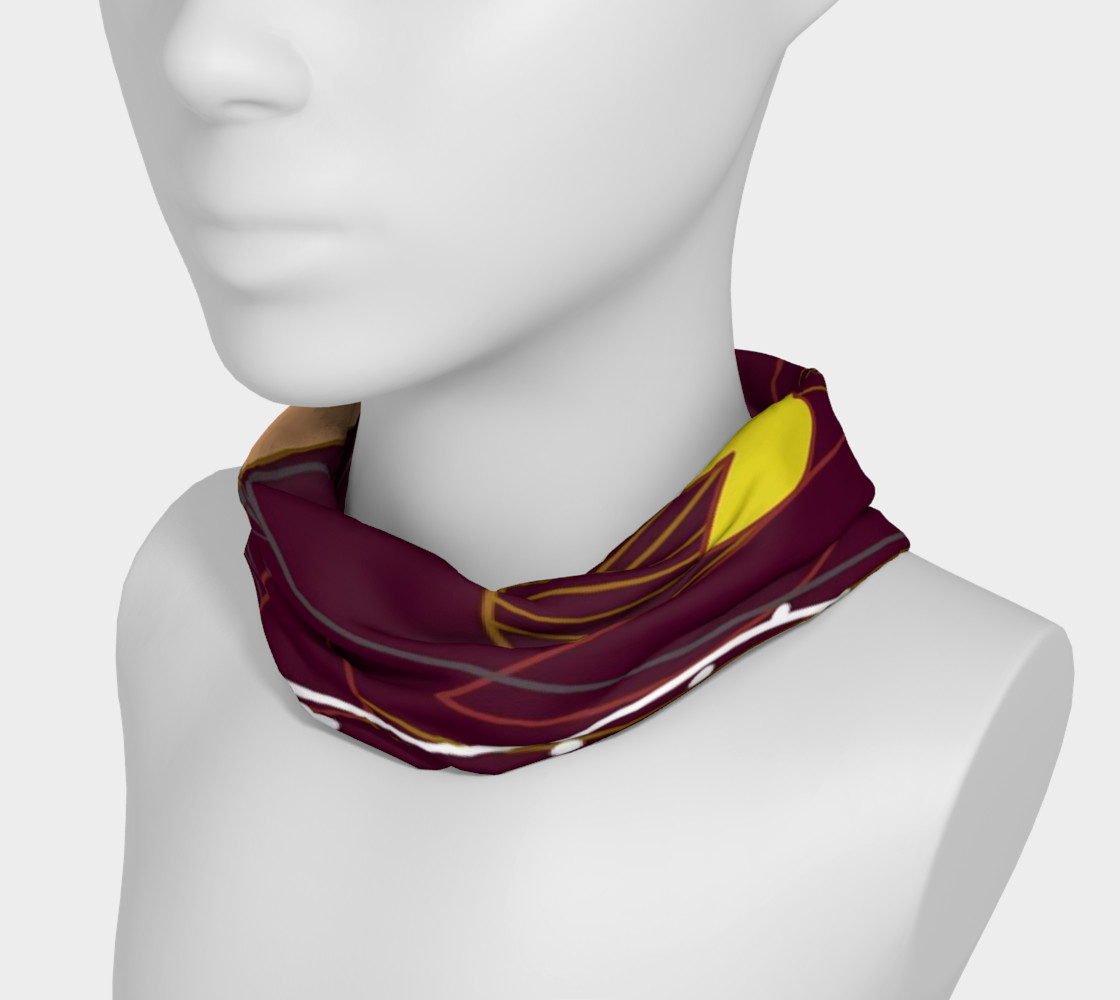 Purple Abstract Lotus Flower Headband preview #3