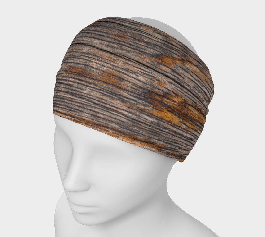 Cracked Wood Pattern Headband 3D preview