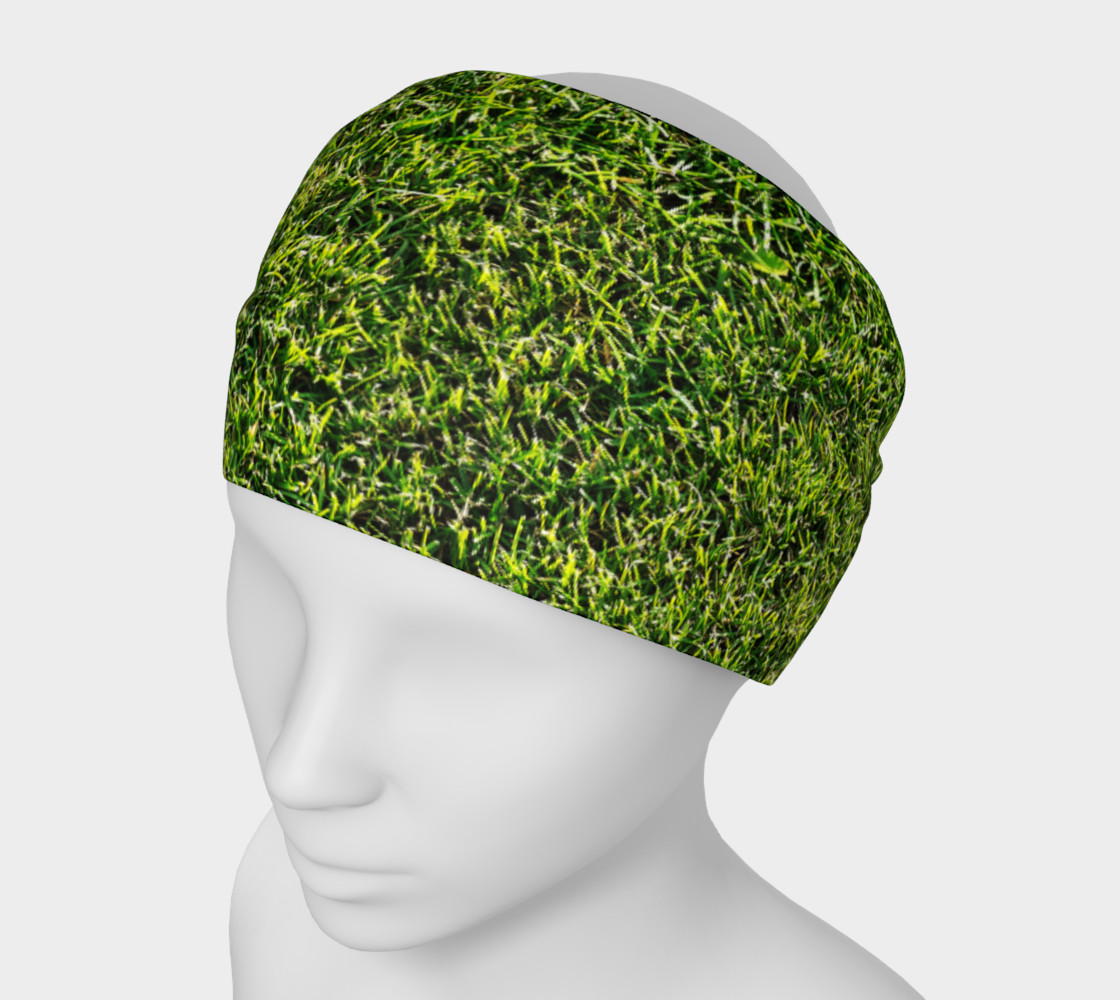 Green Grass Pattern Headband preview #1