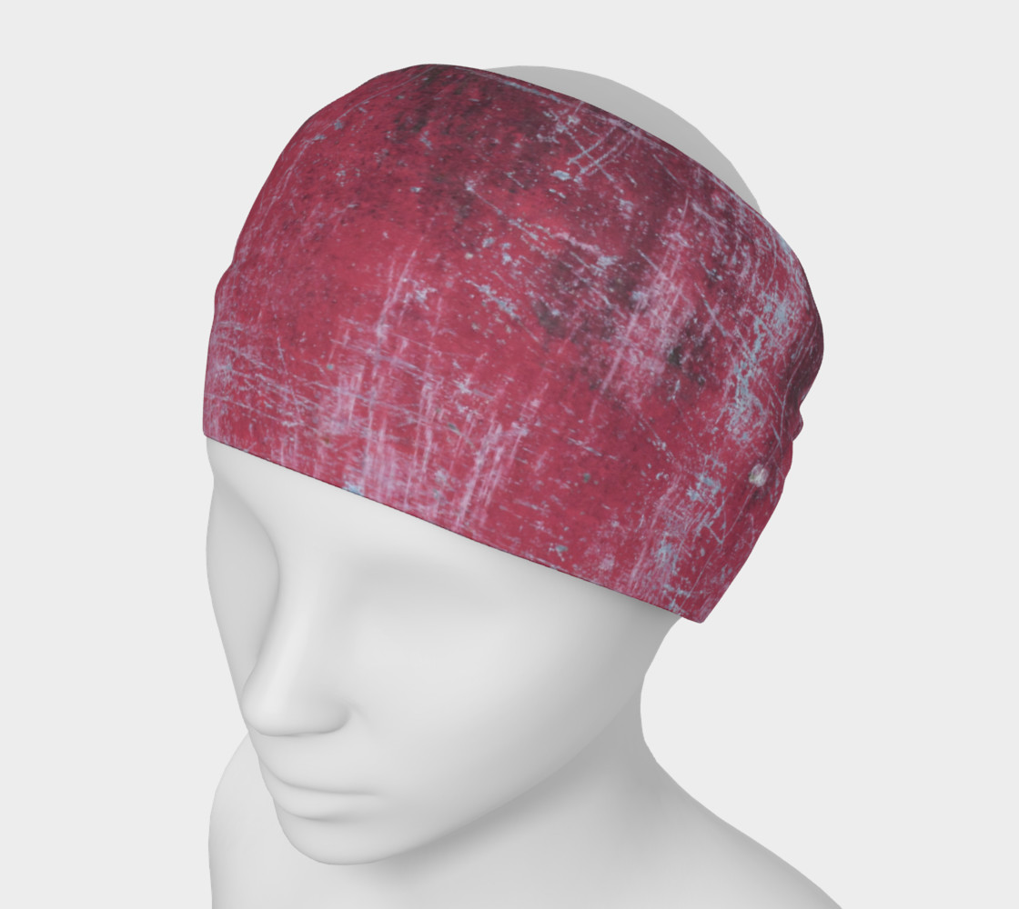 Pink Painted Steel Sheet Pattern Headband thumbnail #2