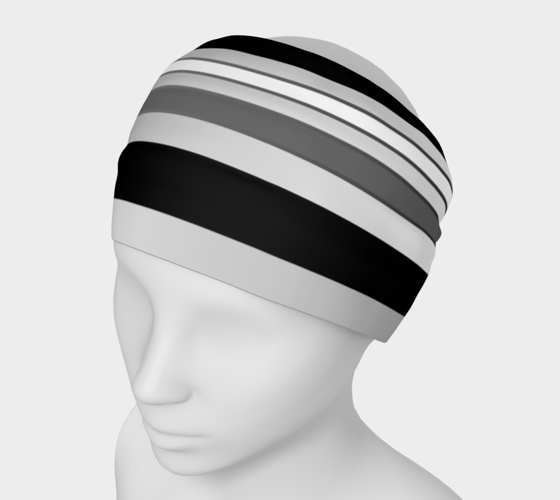 Ombre Stripes in Black, White and Gray preview #1