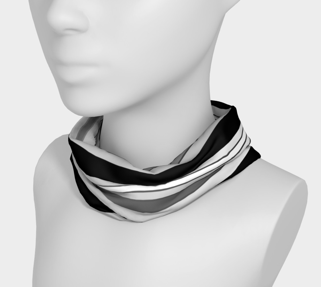 Ombre Stripes in Black, White and Gray preview #3
