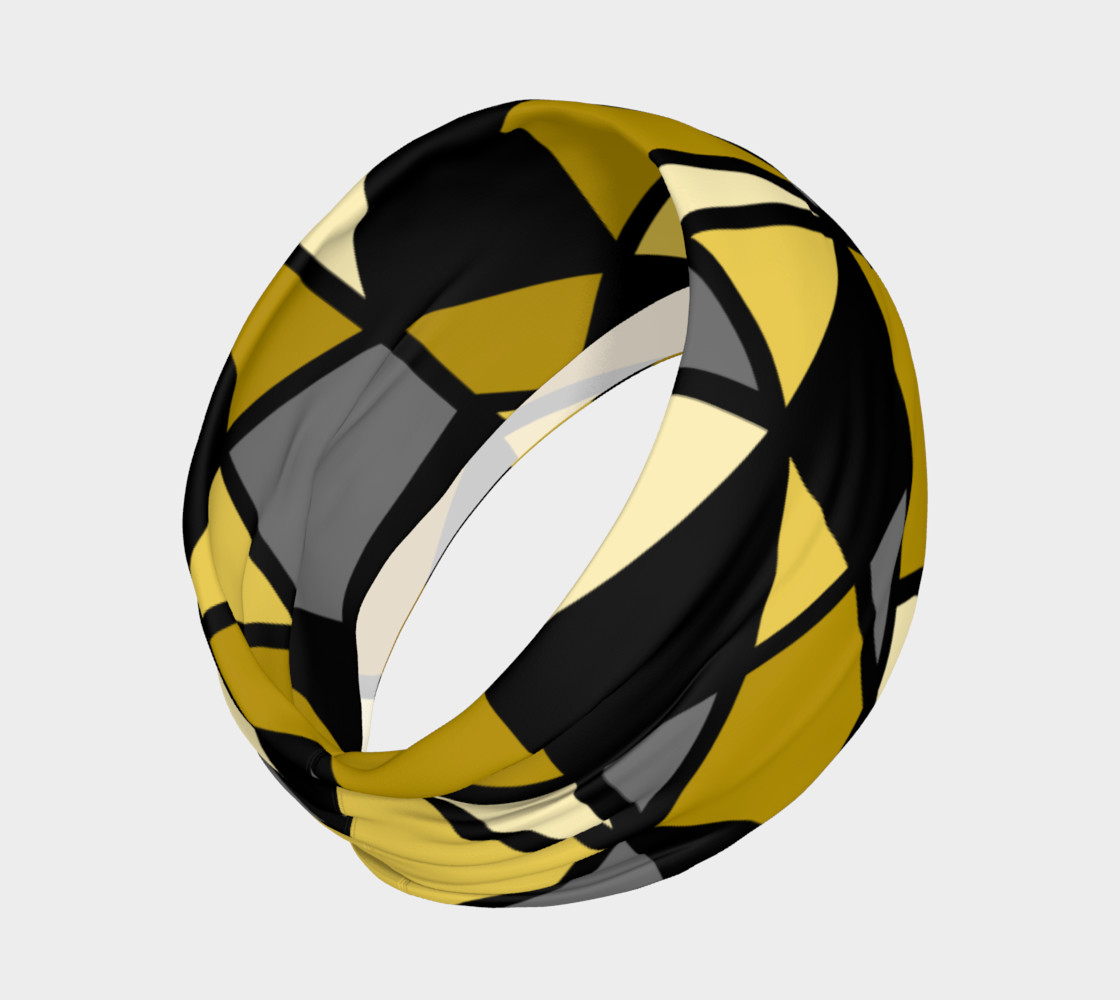 Modern Geometric in Yellow, Gray and Black preview #2