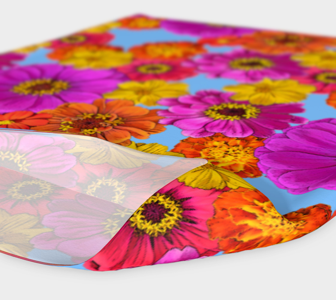 Colorful Flowers on Sky Blue preview #4