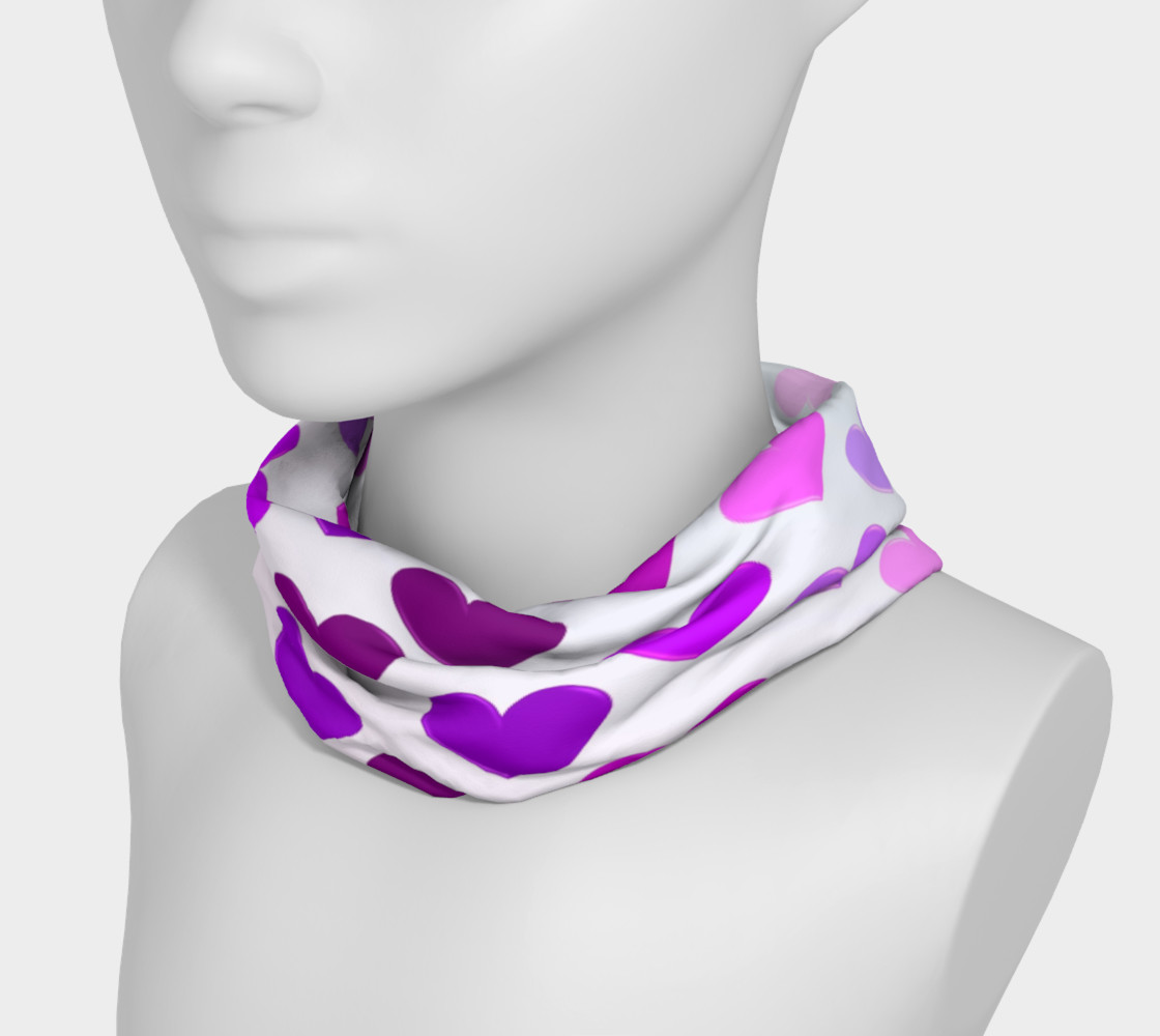 Purple Hearts Headband preview #3