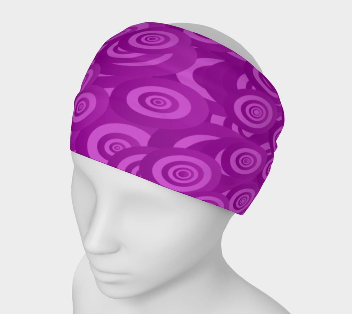 Purple Swirl Headband preview #1