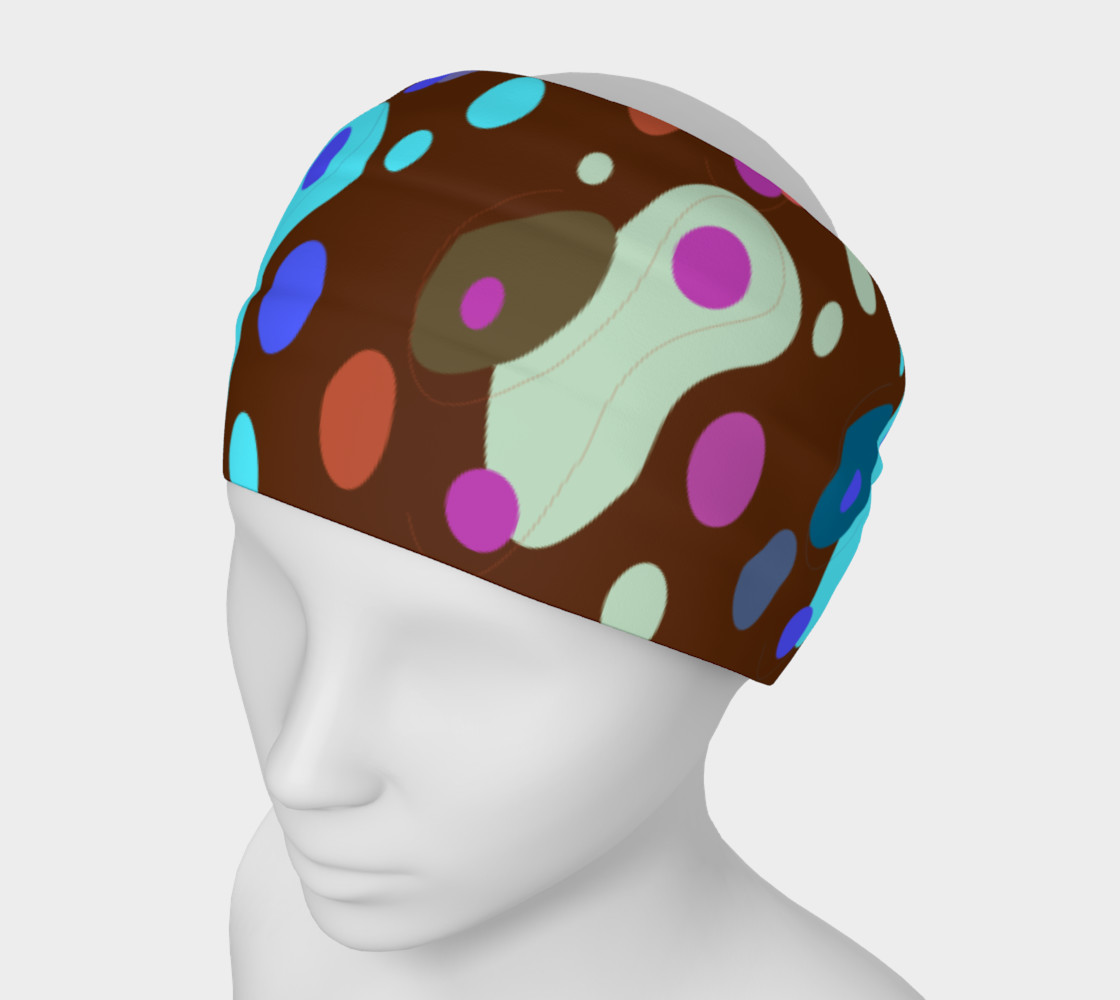 Headband design Blocks brown preview #1