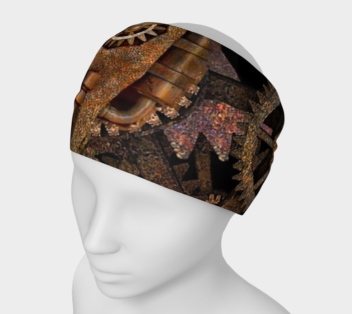 Steampunk Gears Headband 3D preview