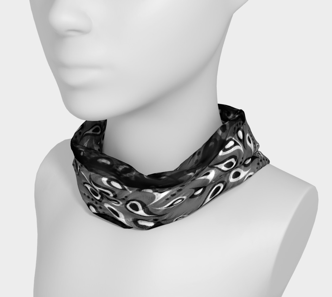 Bittermelon Paisley Headband in Black preview #3