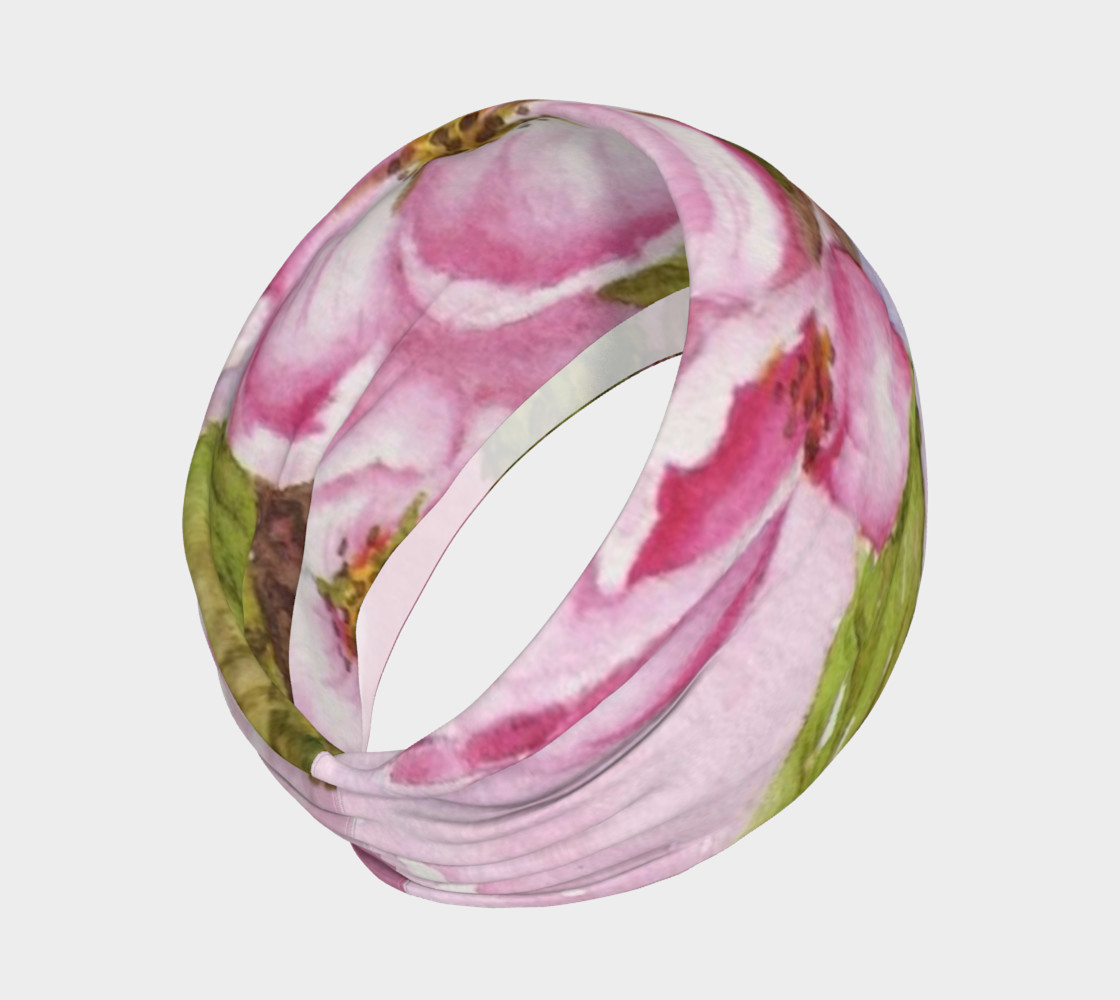 Watercolor Pink Apple Blossoms preview #2