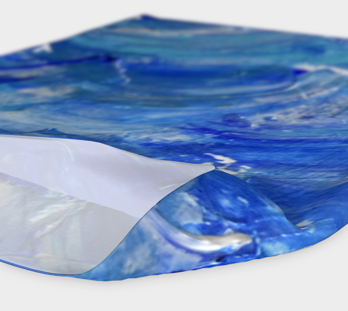 Headband or Scarf: Shimmer Waves Swooshes Art by Janet Gervers preview #4