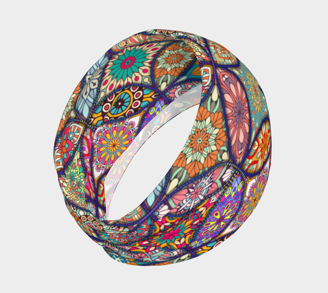 Vibrant Mandalas Headband preview #2