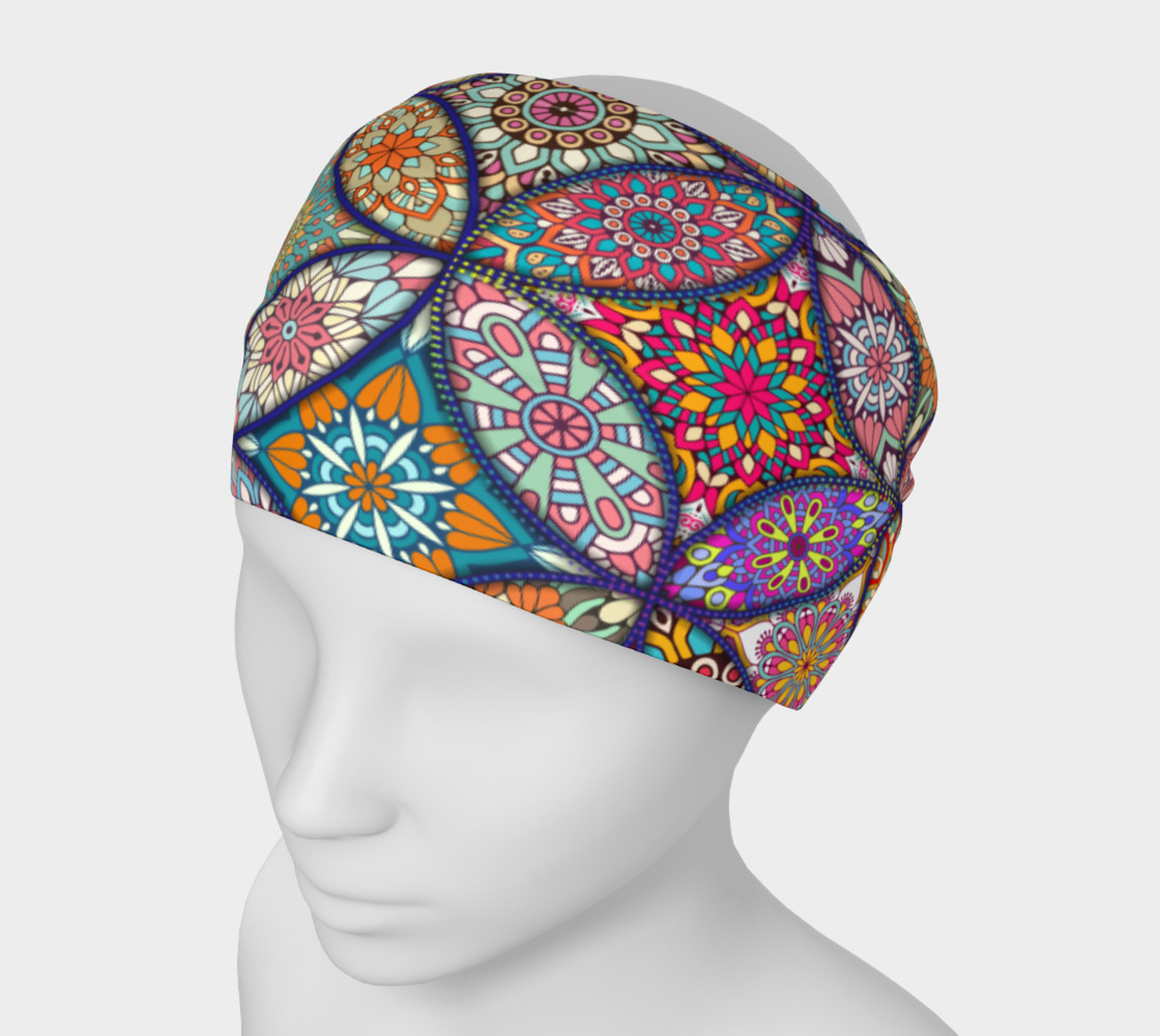 Vibrant Mandalas Headband preview #1