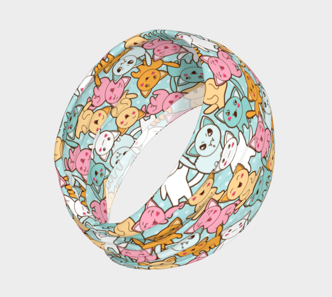 Kawaii Mood Kitties Headband preview #2