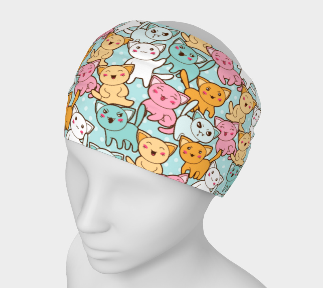 Kawaii Mood Kitties Headband preview #1
