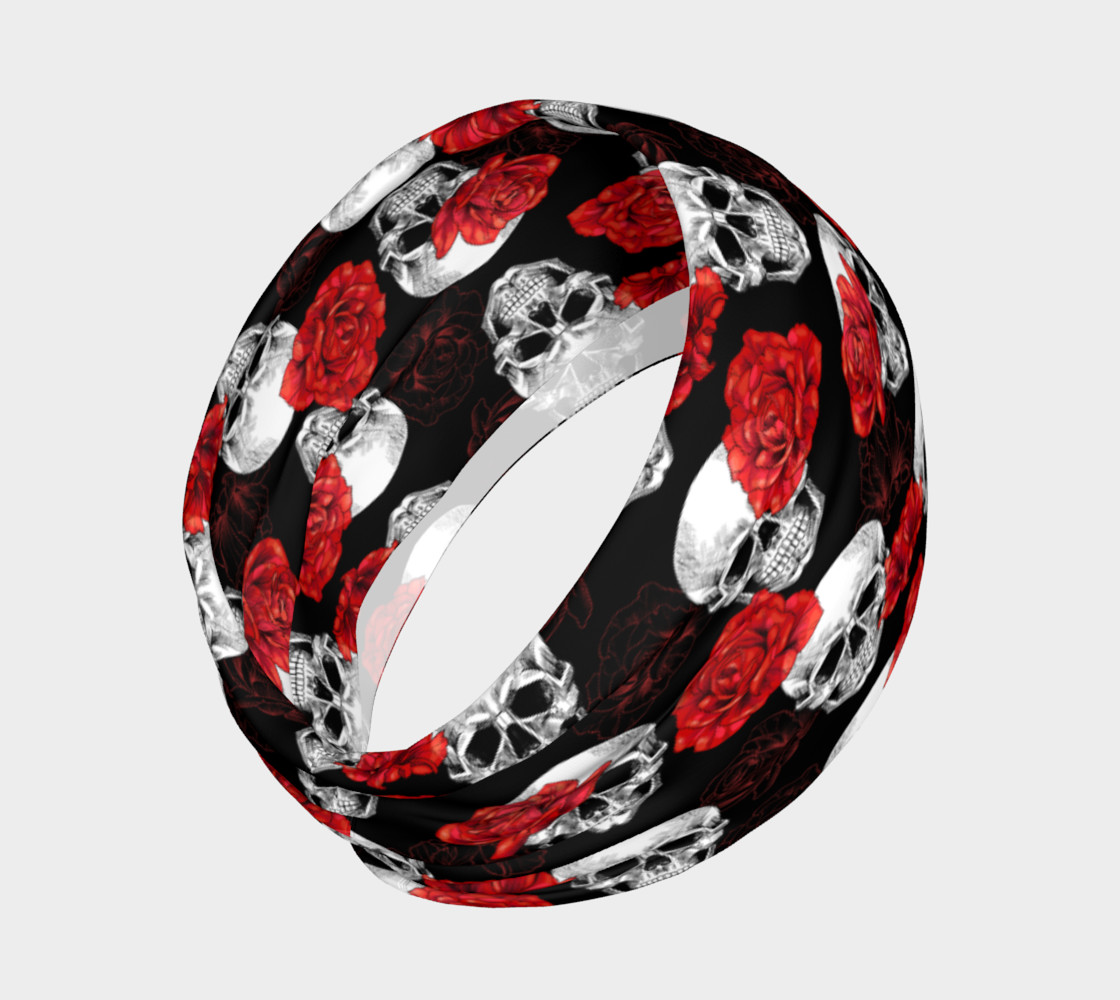 Skull & Rose Headband preview #2