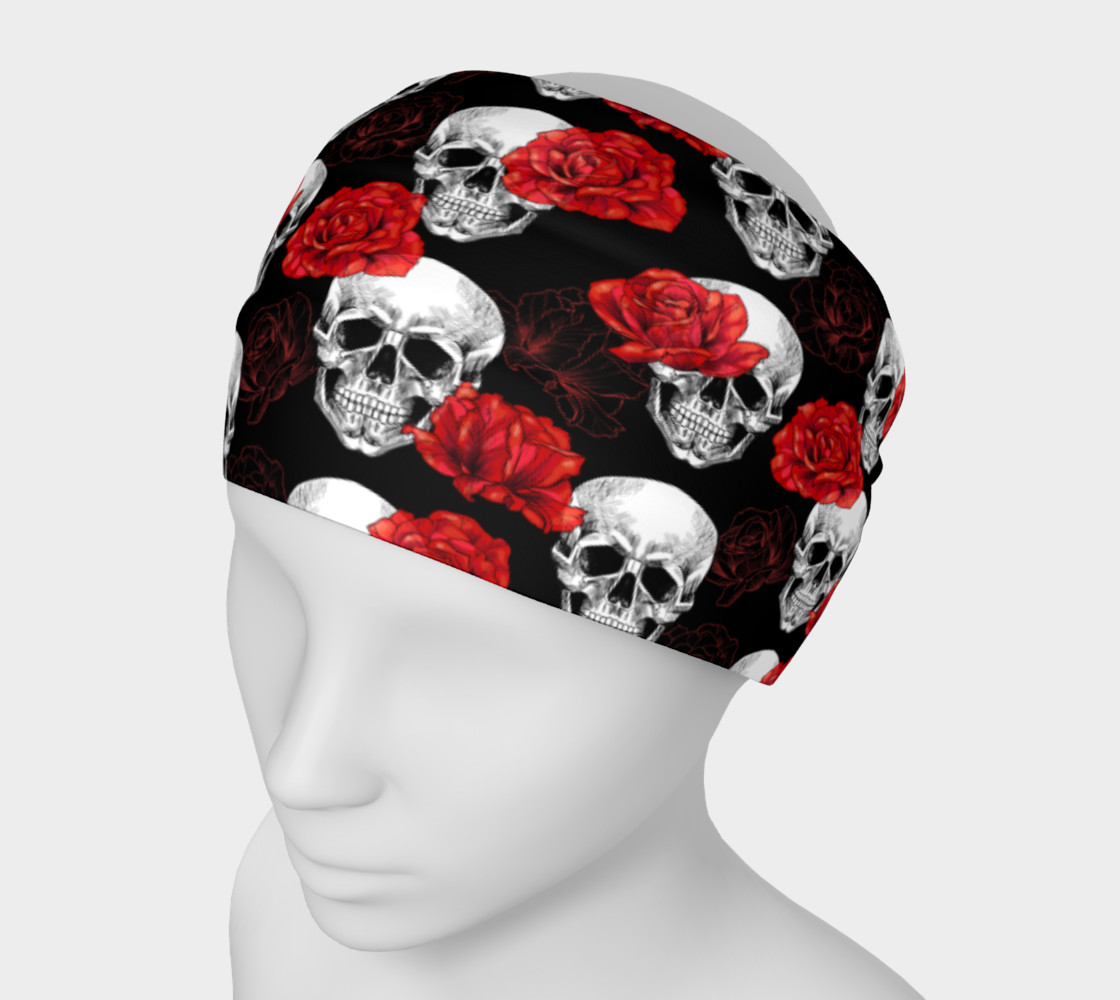 Skull & Rose Headband preview #1